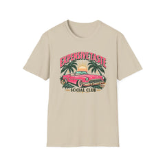 Expensive Taste Social Club T-Shirt — Retro Palm & Classic Car Tee
