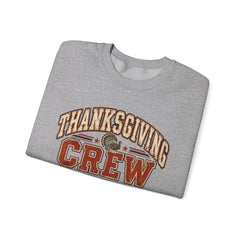 Thanksgiving Crew Sweatshirt - Vintage Turkey Family Holiday Pullover - Fall Apparel