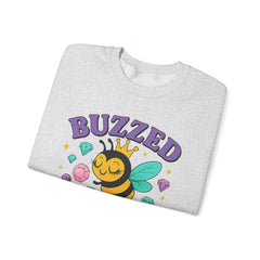 Buzzed on Bling Crewneck Sweatshirt by Gildan - Fun Gift for Bee Lovers, Jewelry Reveals