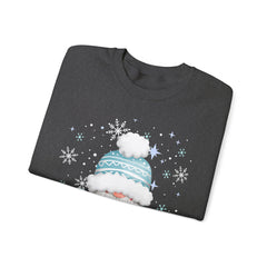 Winter Chill Sweatshirt - Cozy Unisex Crewneck with Snowy Design, Perfect for Holidays, Gifts, Snow Lovers, Warmth, Casual Style