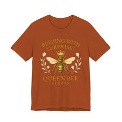 Buzzing With Surprise Tee, Funny Bee Shirt by Bella Canvas, Queen Bee Fizzin