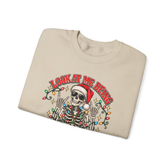 Christmas Skeleton Unisex Sweatshirt - Rude Humor - Party Sweatshirt- Holiday Humor