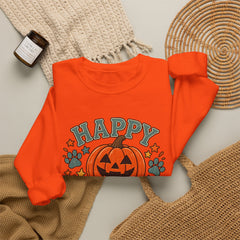 Halloween Crewneck Sweatshirt — "Happy Howl-oween" Pumpkin Graphic - Southern Heritage