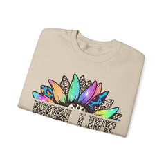 “Mom Life” Vintage Cool Life Flower Crewneck Sweatshirt