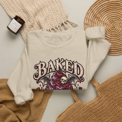 Baked With Bad Intentions Sweatshirt - Halloween Vibes
