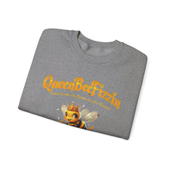 Fall Queen Bee Crewneck Sweatshirt - Halloween Pumpkin Design