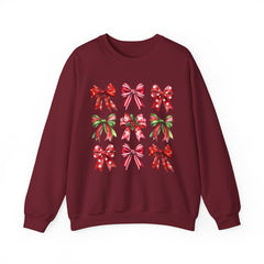 Christmas Red Bow Sweatshirt