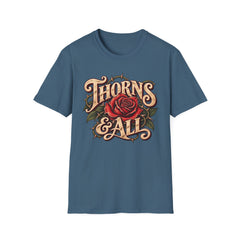 Thorns & All Rose Graphic T-Shirt - Love - Valentine