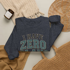 “I Have Zero Plans to Act My Age” Vintage College Graphic Sweatshirt