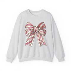 Pink & Gold  Bow  Sweatshirt - Valentine