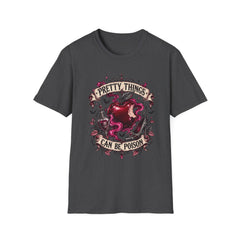 ‘Pretty Things Can Be Poison' Gothic Apple Graphic Tee- Poison Apple