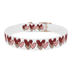 Dog Collar- Rustic Hearts