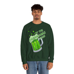 St. Patrick's Day Unisex Crewneck Sweatshirt - Let the Shenanigans Begin