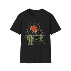 Desert Sunset T-Shirt — Cactus Mountain Graphic Tee
