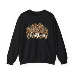 Merry Christmas Vintage Pinecone Design- Leopard Print