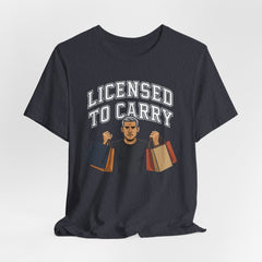 Funny Marriage License Unisex Te, License to carry