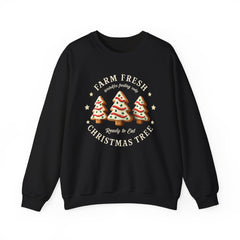 Farm Fresh Christmas Tree Sweatshirt – Cute Cookie Tree Holiday Crewneck