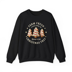 Farm Fresh Christmas Tree Sweatshirt – Cute Cookie Tree Holiday Crewneck