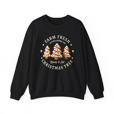 Farm Fresh Christmas Tree Sweatshirt – Cute Cookie Tree Holiday Crewneck
