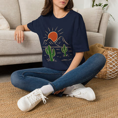 Desert Sunset T-Shirt — Cactus Mountain Graphic Tee