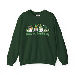 Gnomes Crewneck Sweatshirt - Unisex Happy St. Patrick's Day Apparel