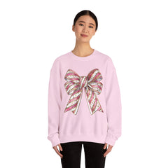 Pink & Gold  Bow  Sweatshirt - Valentine