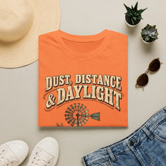 Dust, Distance & Daylight T-Shirt — Vintage Windmill Graphic Tee for Outdoor Lovers- Southern Heritage