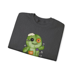 Fun Voodoo Doll Sweatshirt, Unapologetically Myself Crewneck, Cozy Gift for Halloween, Casual Wear, Self-Love Apparel