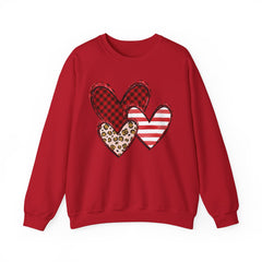 Country Hearts Valentine's Day Sweatshirt