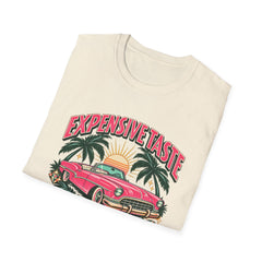 Expensive Taste Social Club T-Shirt — Retro Palm & Classic Car Tee