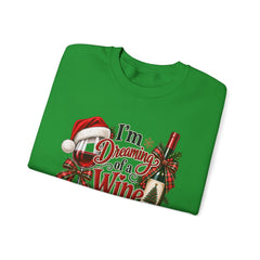 "I'm Dreaming of a Wine Christmas" Holiday Crewneck