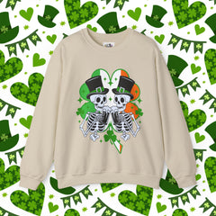 St. Patrick's Day Unisex Crewneck Sweatshirt - Dead Man Cheers