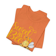 Sweet As Can Bee - Unisex Jersey Tee - Cute Bee Graphic T-Shirt