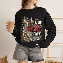 A Thrill of Hope Christmas Sweatshirt