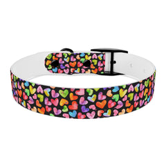 Dog Collar- Rainbow Hearts