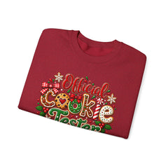 "Official Cookie Tester" Christmas Holiday Sweatshirt