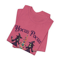 Hocus Pocus Halloween T-Shirt, Witch Tee, Unisex Halloween Shirt, Spooky Season Apparel, Costume Party Top