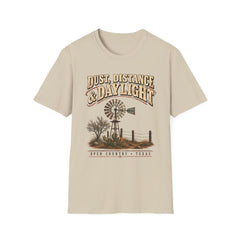Dust, Distance & Daylight T-Shirt — Vintage Windmill Graphic Tee for Outdoor Lovers- Southern Heritage