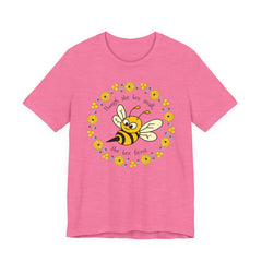 "She Bee Fierce" Unisex Jersey Short Sleeve Tee - Inspirational Bee Art Shirt