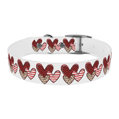 Dog Collar- Rustic Hearts