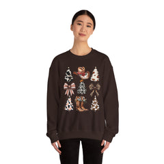 Rustic Coquette Christmas Sweatshirt