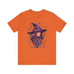 Enchanting Witch Graphic Tee - Perfect for Halloween, Gifts, Parties, Casual Wear, and Witchy Vibes