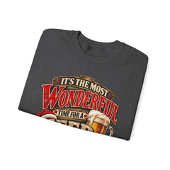 It’s the Most Wonderful Time for a Beer Crewneck Sweatshirt - Christmas
