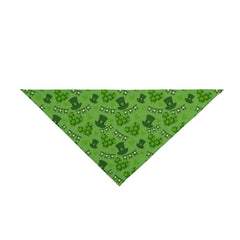 St. Patrick's Day Pet Bandana - Green Hats & Banners