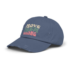 Motivational Distressed Cap, Inspiring Hat for Everyone, Perfect for Gifts, Casual Wear, Relaxed Vibes, Everyday Use