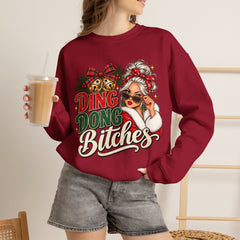 Ding Dong Bitches Christmas Sweatshirt