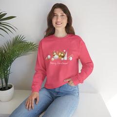 Festive Holiday Sweatshirt, Cozy Winter Apparel, Perfect Gift for Christmas, Tree Ornaments