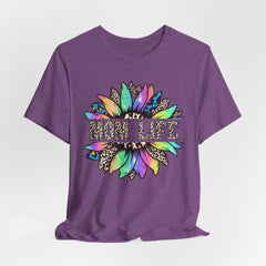 Sunflower Leopard Mom Tee
