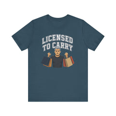Funny Marriage License Unisex Te, License to carry
