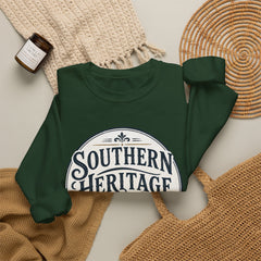 Southern Heritage Crewneck Sweatshirt — Vintage Magnolia Graphic